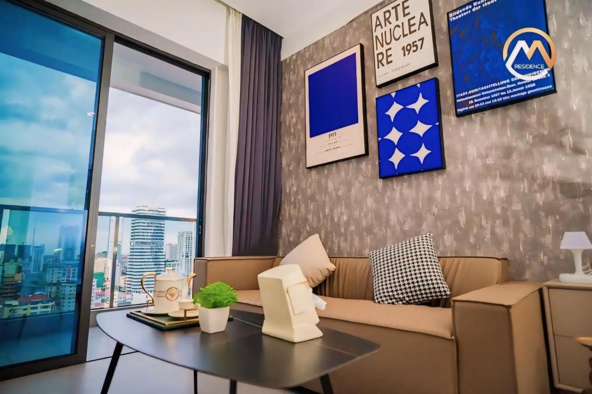 Hotel Serviced Condo Unique Infinity Pool With Mekong River View พนมเปญ ภายนอก รูปภาพ
